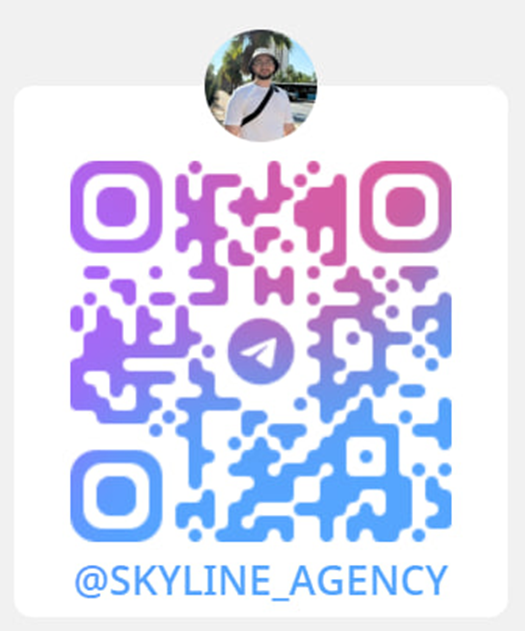 QR-код Telegram @skyline_agency